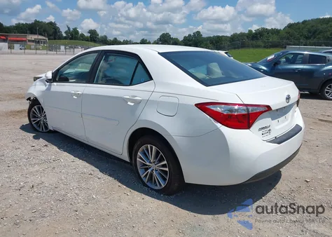 2015 Toyota Corolla Le Plus z USA, uszkodzony, nr VIN 2T1BURHE2FC355154